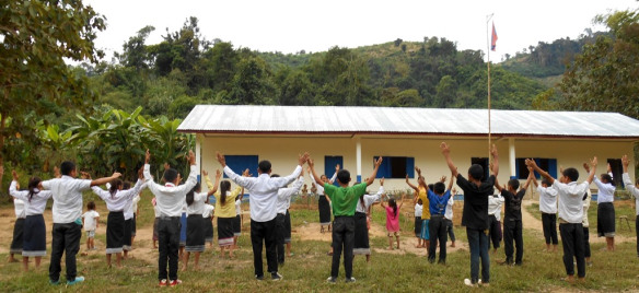 Exercise Class at Ban Na Lea School