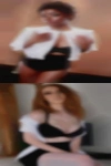 Girl looking driving down ads