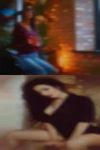 Looking straight male female